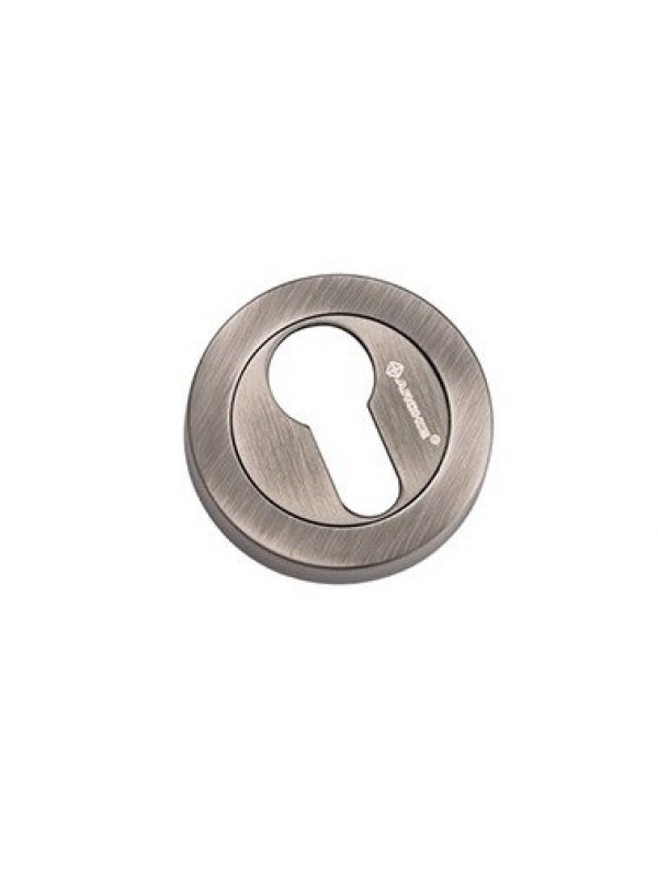 Накладка под евро-цилиндр CL-20G CL BL. SILVER, черненое серебро