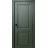 Межкомнатная дверь экошпон Деканто 1 зеленый бархат глухая