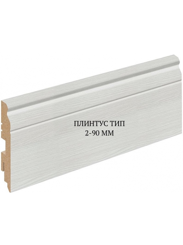 Межкомнатная складная дверь экошпон Браво-21 bianco veralinga глухая