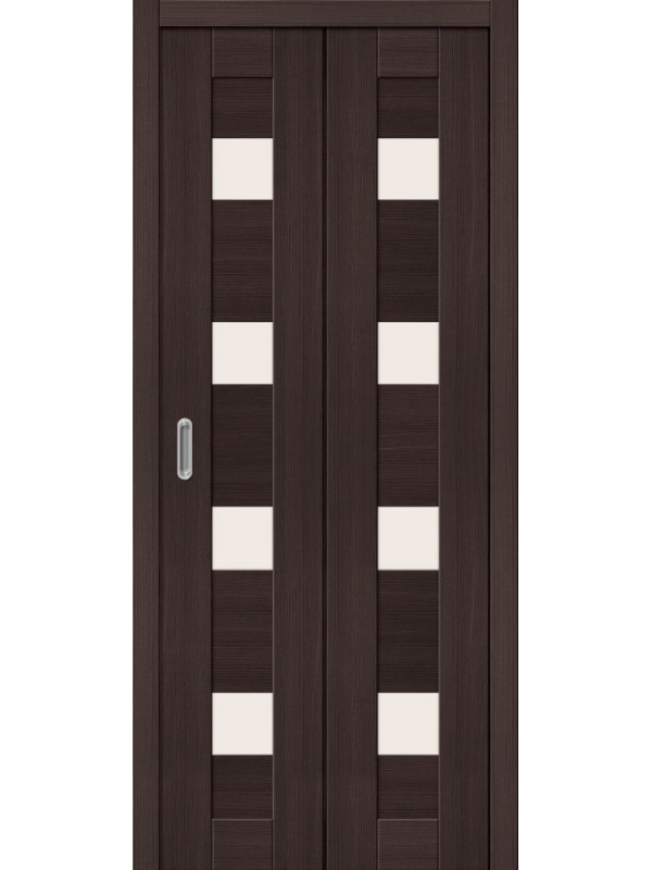 Межкомнатная складная дверь экошпон Браво-23 ДС wenge melinga