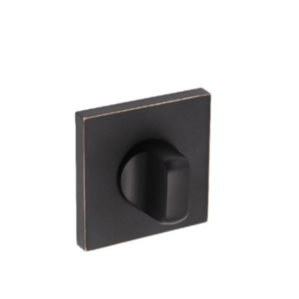 Фиксатор Adden Bau WC SQ-003 BLACK / GOLD RIM Черный матовый / золото