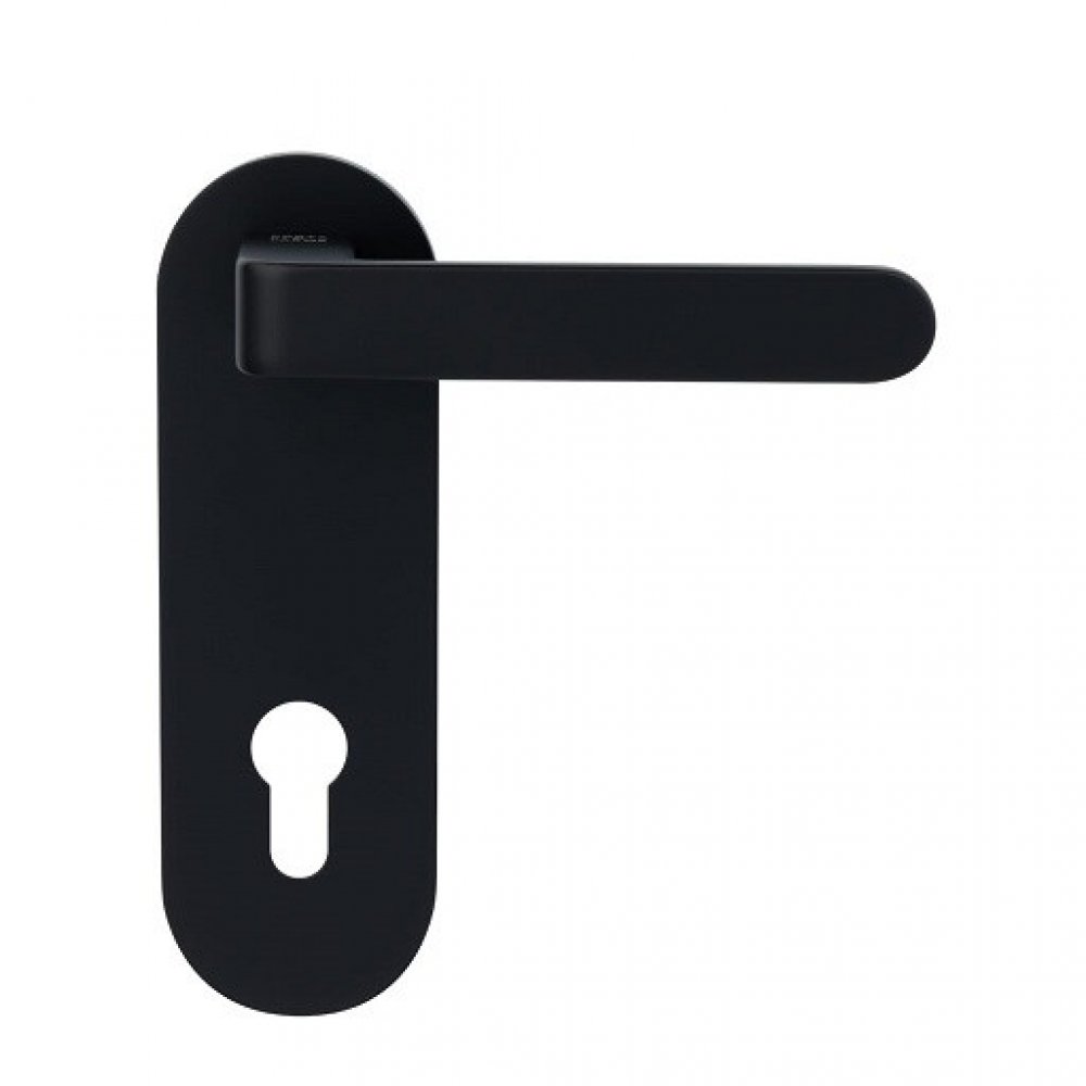 Дверная ручка на планке PORTA DI PARMA Fedra Чёрный CYL 2113.03