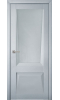Межкомнатная дверь экошпон Перфекто 106 светло-серый бархат со стеклом