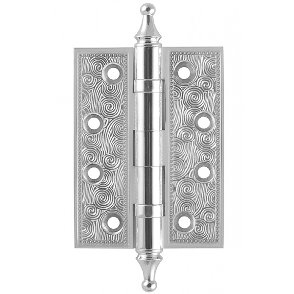 Петля дверная универсальная Castillo CL 500-A4 102x76x3,5 SILVER-925 Серебро 925