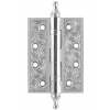 Петля дверная универсальная Castillo CL 500-A4 102x76x3,5 SILVER-925 Серебро 925