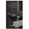 Умная дверная ручка-замок Smart 01 Black с отпечатком пальца и поддержкой Smart Life