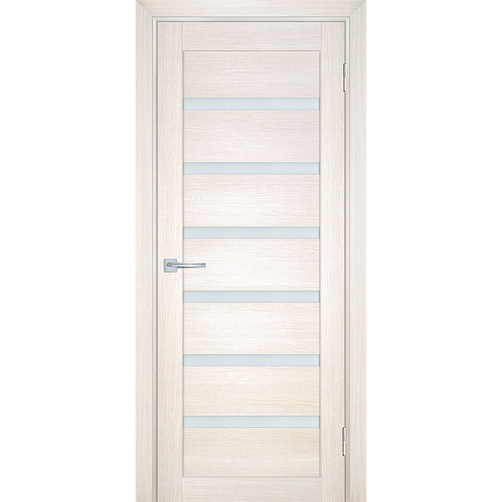 Межкомнатная дверь экошпон Мариам Техно 707 сандал бежевый со стеклом