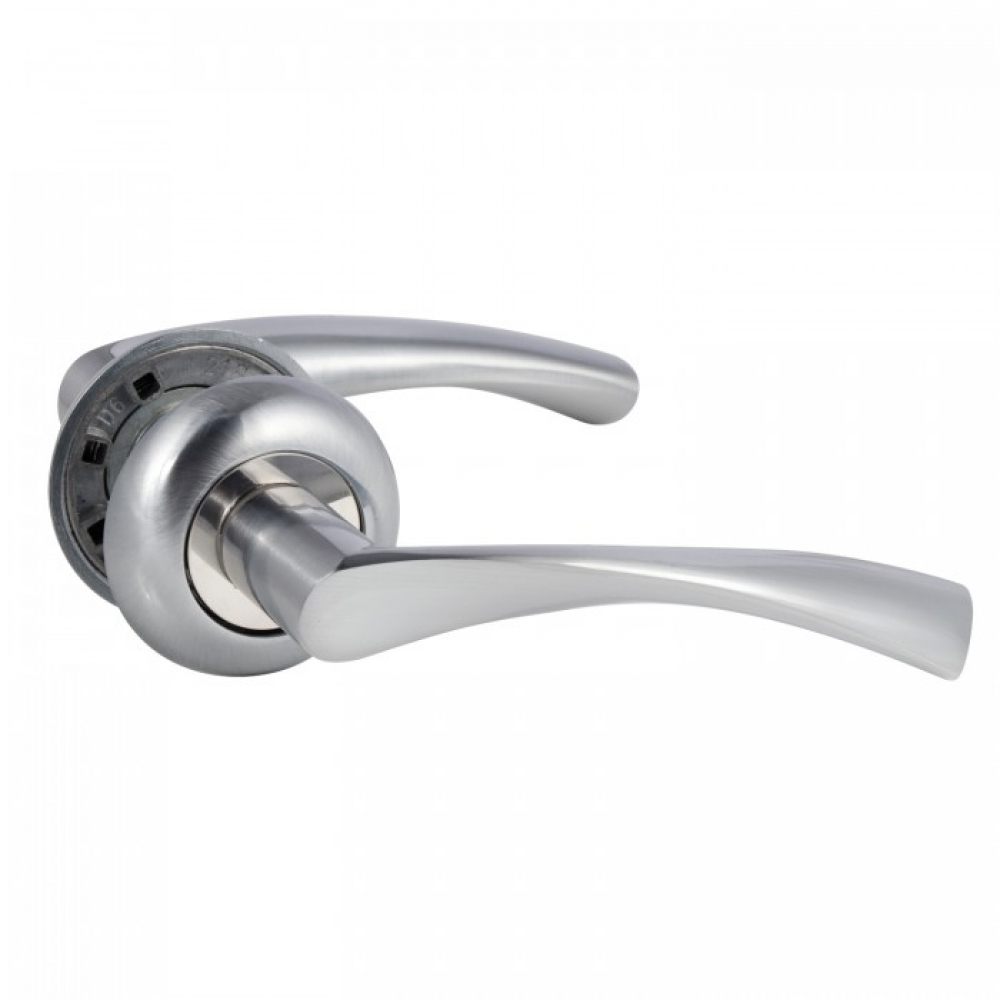 Дверная ручка BUSSARE EURO/FIN E-14-01 MAT.CHROME матовый хром