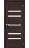 Межкомнатная дверь экошпон Браво-30 Wenge Melinga со стеклом Magic Fog