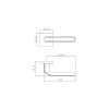 Дверная ручка Adden Bau VEIN S-537 Черный матовый