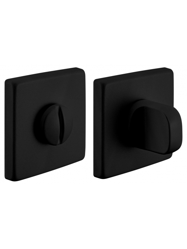 LUX-WC-SQ NERO, завертка сантехническая, цвет - черный