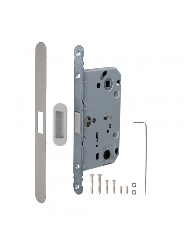 Магнитная защелка Armadillo WC с планкой GRAVITY.PRO G01. 96 MWSC итальянский тисненый